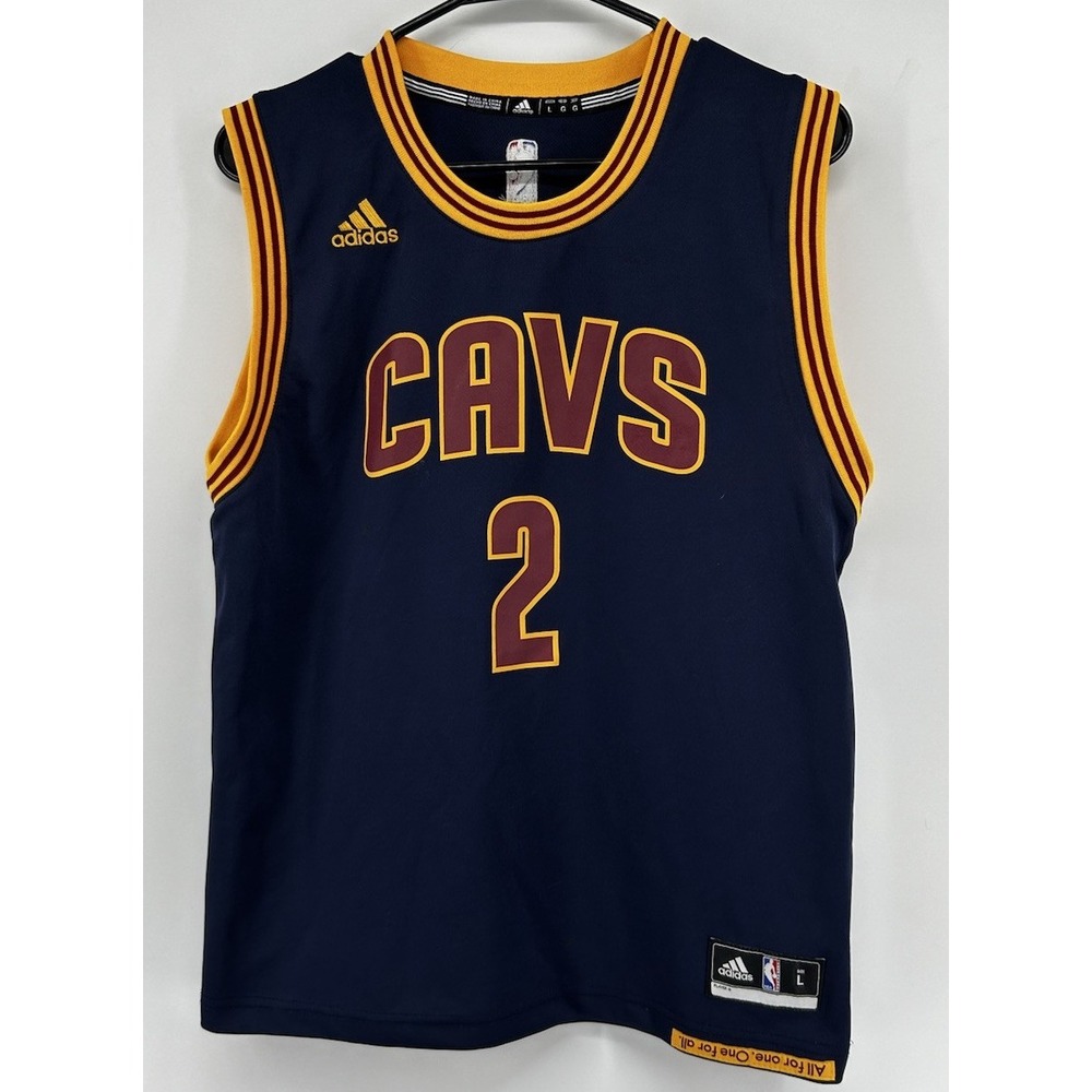 Adidas Cleveland Cavaliers NBA Kyrie Irving #2 Basketball Jersey Youth Large